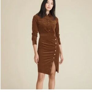 NWT Veronica Beard Britton Corduroy Dress